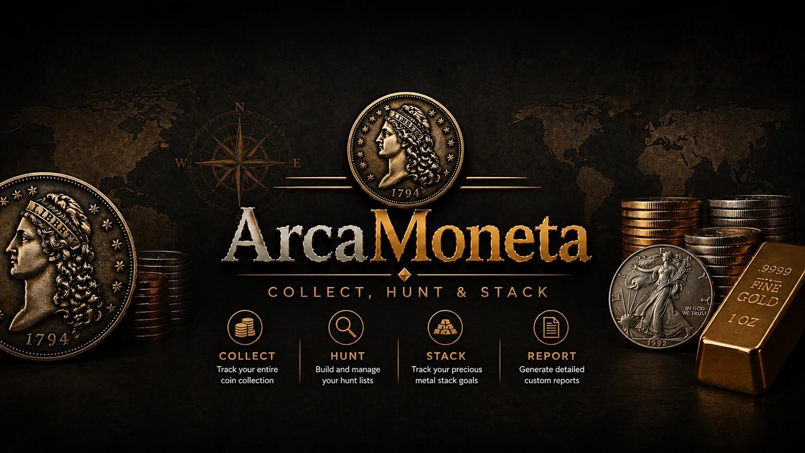 ArcaMoneta: Collect, Hunt & Stack